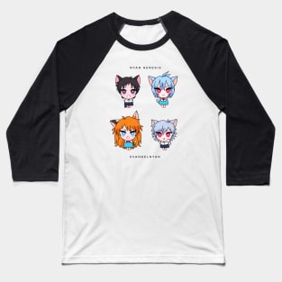 NYAN GENESIS EVANGELNYAN Baseball T-Shirt